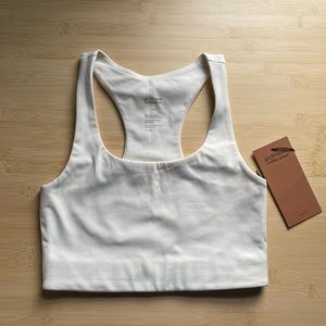 Girlfriend Collective White Paloma Bra